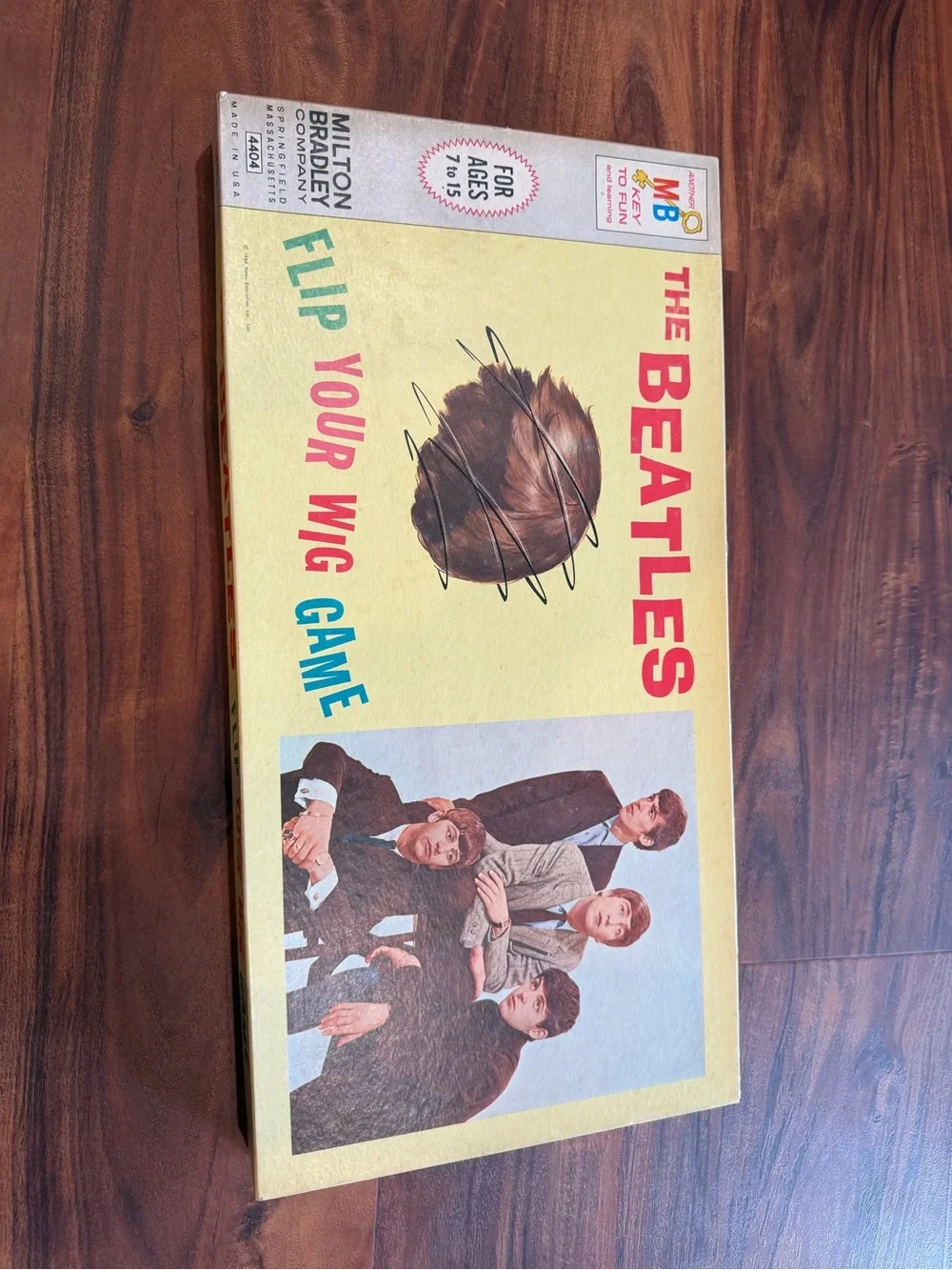 Vintage 1964 The Beatles Flip Your Wig Board Game Milton Bradley Co